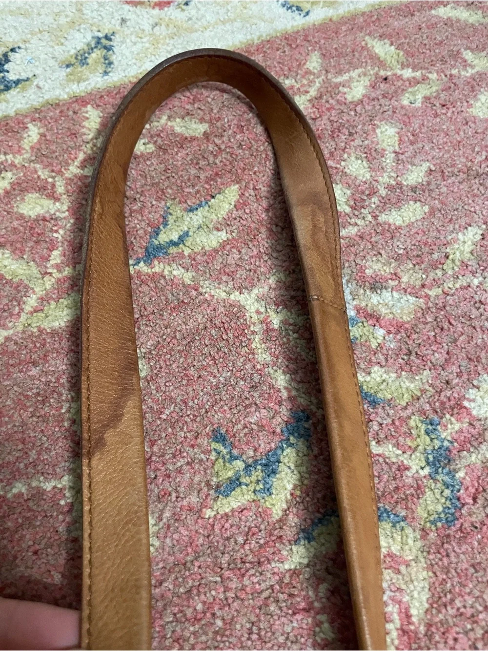 Madewell The Sydney Classic Tan Leather Crossbody Bag